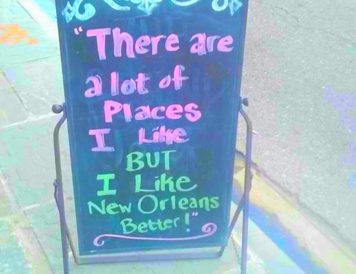 I love New Orleans (sign)
