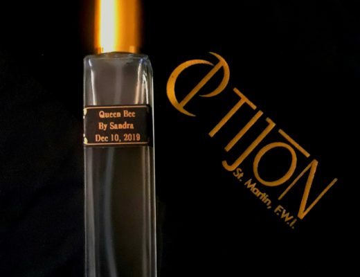 'Queen Bee' Tijon Perfume Making in St. Martin
