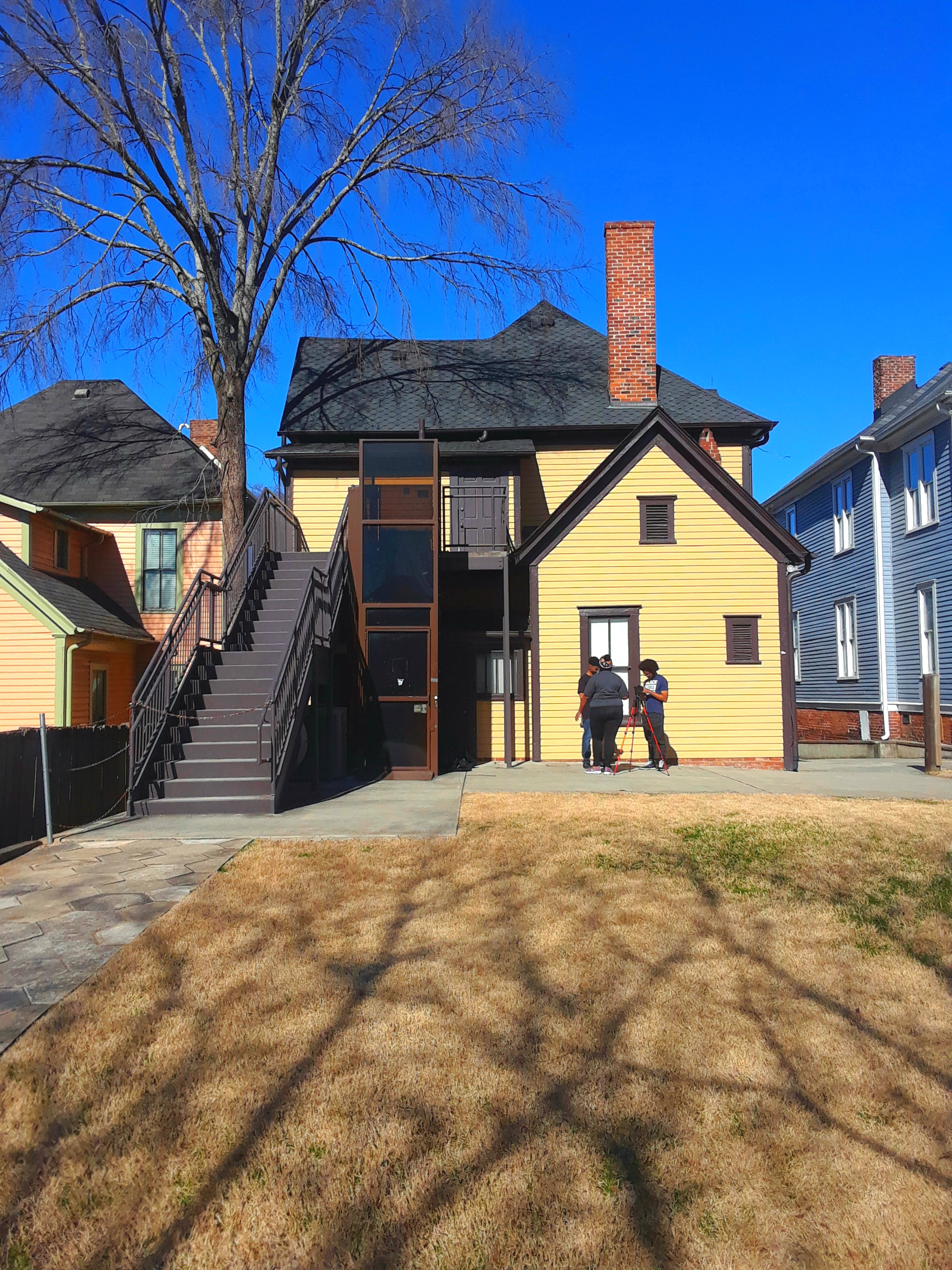 Rear view of MLK's boyhood home