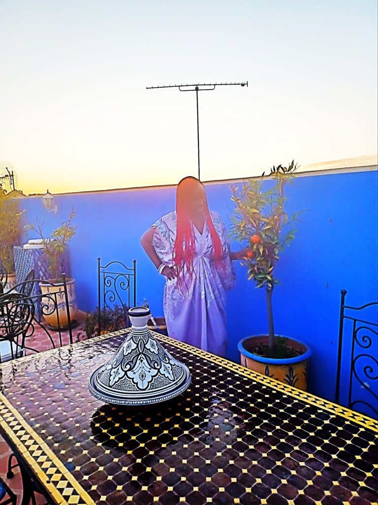 Riad rooftop photoshoot Marrakech